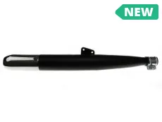 Exhaust silencer 60mm chrome / black 28mm Hercules / Sachs / universal