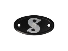 Koppelingsdeksel Sachs 50/2 / 50/3 / 50/4 motor inspectie plaatje zwart