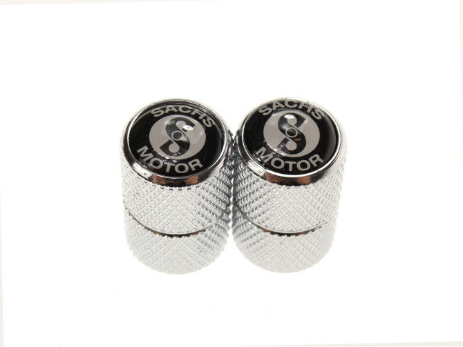 Valve caps set Sachs Logo black / white aluminium  product