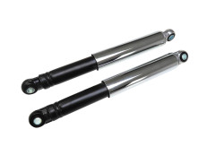 Shock absorber set 290mm IMCA classic chrome / black 