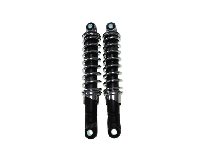 Schokbreker set 240mm IMCA zwart chroom voor Puch Magnum X