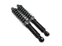 Shock absorber set 280mm IMCA black / chrome