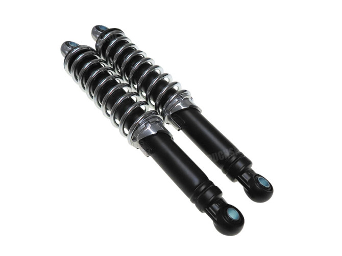 Shock absorber set 280mm IMCA black / chrome main