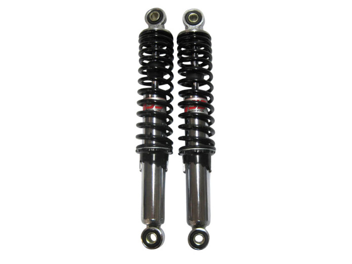 Schokbreker set 320mm YSS Bravo hydraulisch chroom / zwart