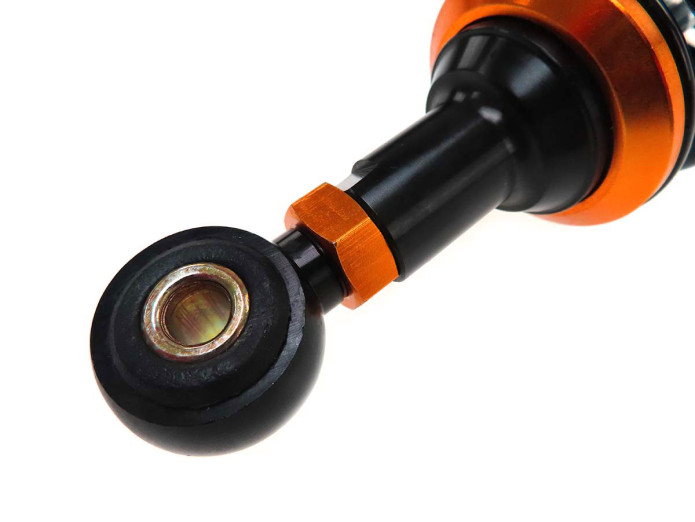 Schokbreker set 320mm sport verstelbaar zwart goud