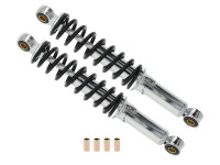 Schokbreker set 290mm Fast Arrow chroom / zwart (A-kwaliteit)