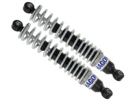 Schokbreker set 320mm HAGON Roadshocks SSC hydraulisch chroom / zwart