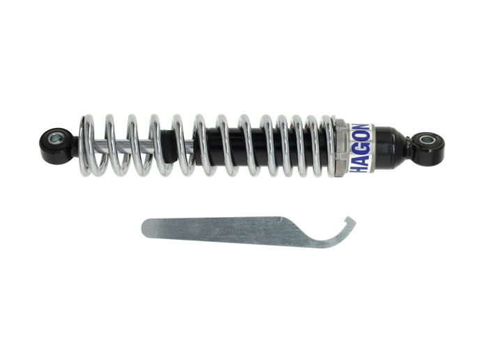 Stossdämpfer Satz 320mm HAGON Roadshocks SSC Hydraulik Chrom / Schwarz