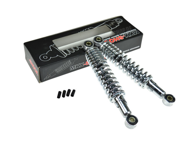 Shock absorber set 260mm MKX chrome main