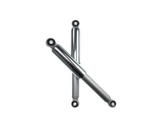 Shock absorber set 290mm classic silver / chrome