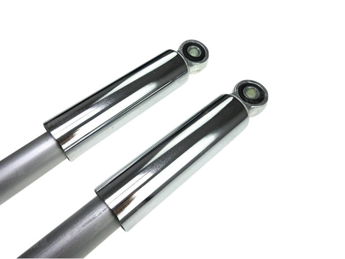 Schokbreker set 310mm Classic zilver / chroom