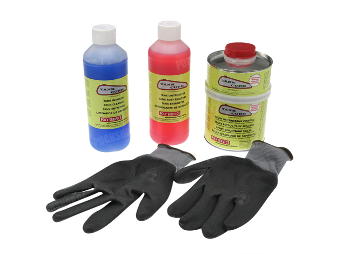 Tank Cure tank reparatie set (roest, reiniger en sealer)  main