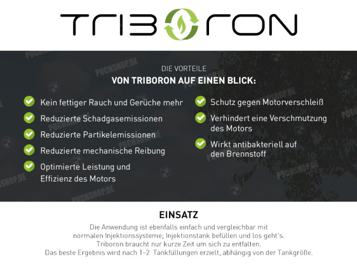 Triboron 2-stroke Injection 500ml oil replacement 2 bottles