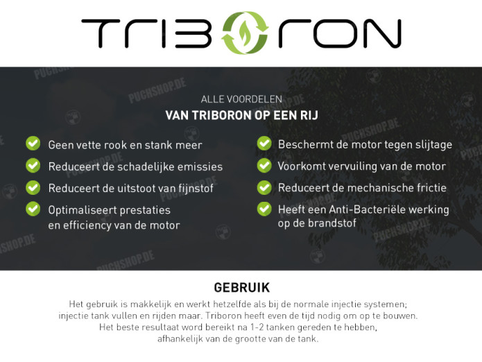 Triboron 2-stroke Injection 500ml oil replacement 2 bottles