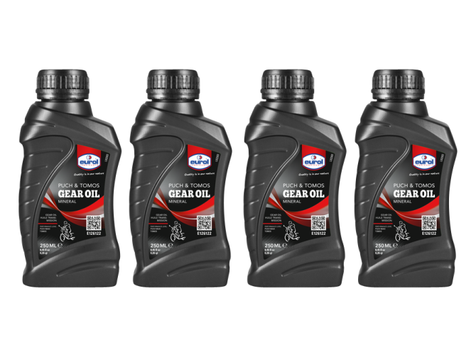 Clutch-oil ATF Eurol Puch & Tomos Gear Oil 250ml (4 bottles) product