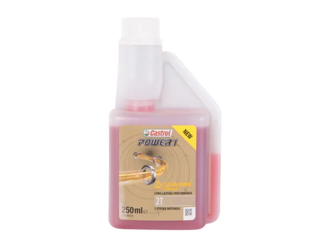 2-stroke oil Castrol Power RS to go 250ml with a dispensing cap product