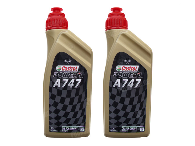 2-stroke oil Castrol A747 Racing (2x 1 liter offer) main