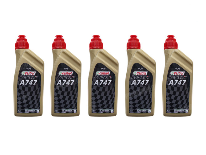 2-stroke oil Castrol A747 Racing (5x 1 liter offer) main