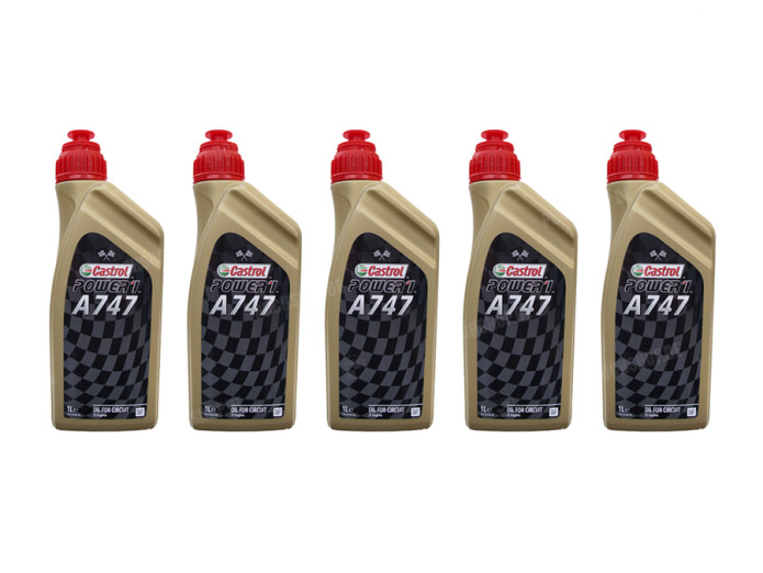 2-stroke oil Castrol Power1 A747 Racing (5x 1 liter offer)