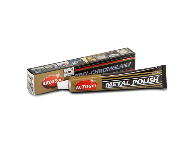 Autosol Metal Polish pasta metaal / aluminium reiniger 75ml product
