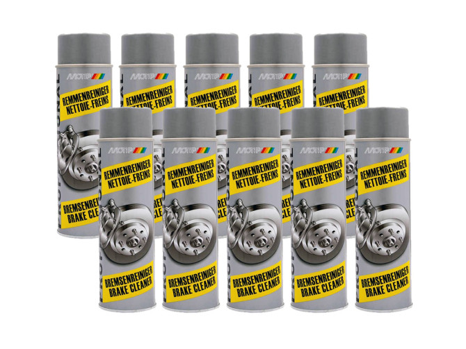 Remmenreiniger MoTip brake cleaner 500ml (12 stuks) voordeel product