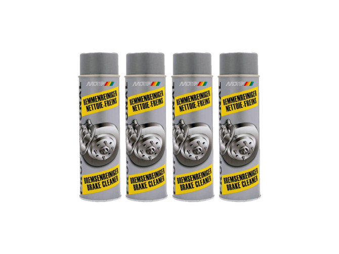 Brake cleaner spray MoTip 500ml (4 cans) package deal product