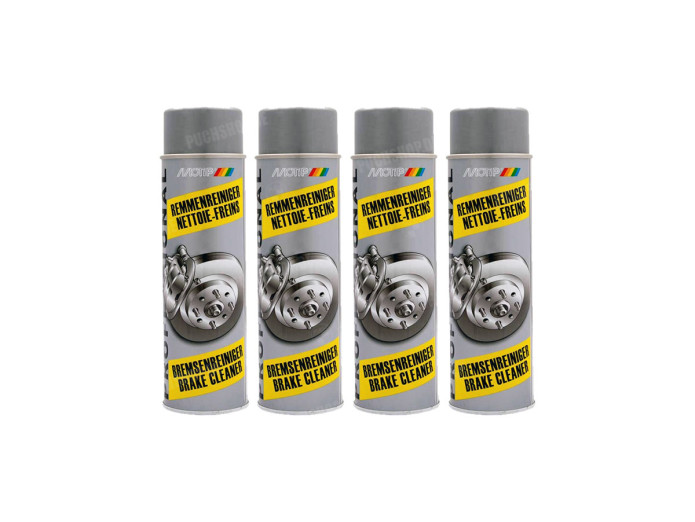 Brake cleaner spray MoTip 500ml (4 cans) package deal