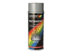 MoTip spuitlak hittebestendig zilver 400ml (tot 800 graden)