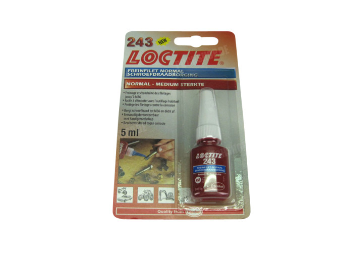 Loctite 243 5ml (middelsterk blauw) main