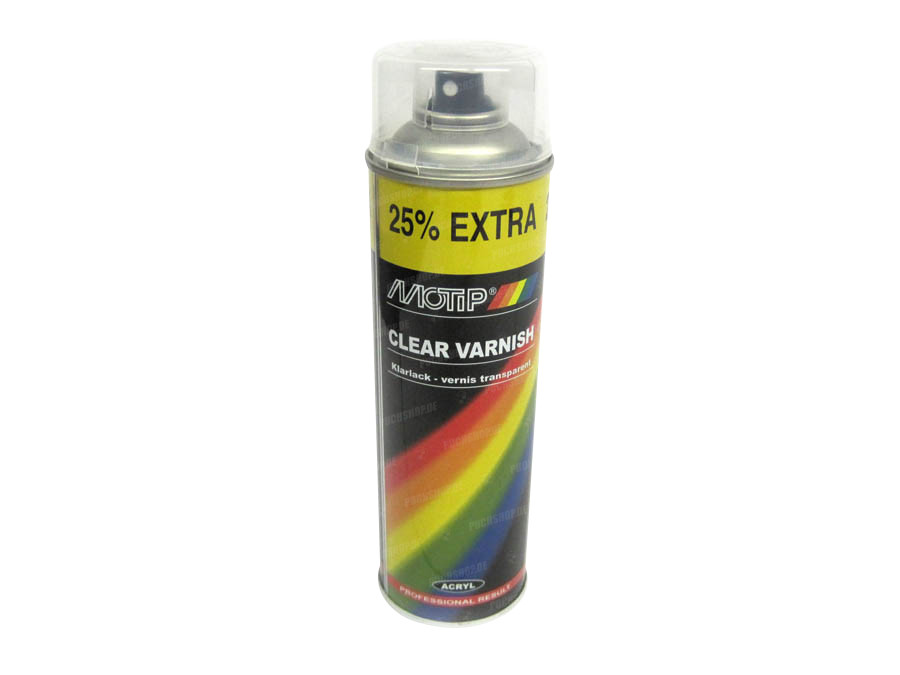 MoTip spray paint clear coat gloss 500ml product