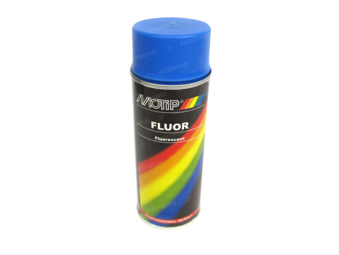 MoTip spray paint fluor blue 400ml 1