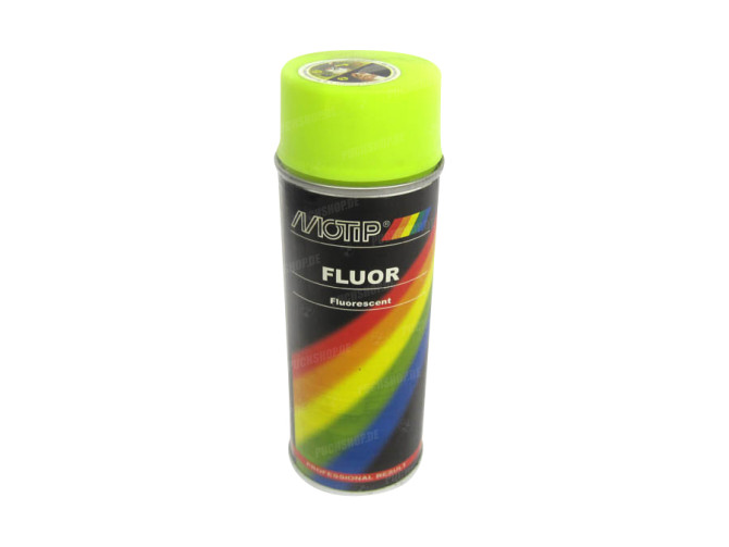 MoTip Sprühfarbe Fluor Gelb 400ml 1