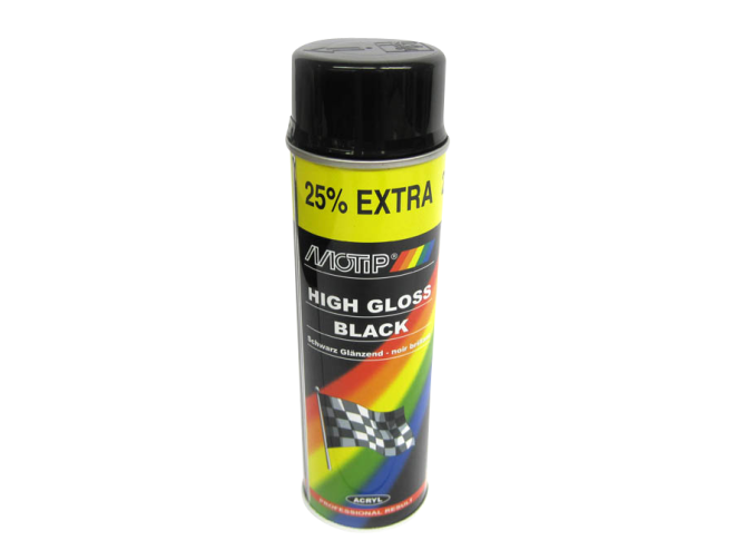 MoTip spray paint black gloss 500ml product