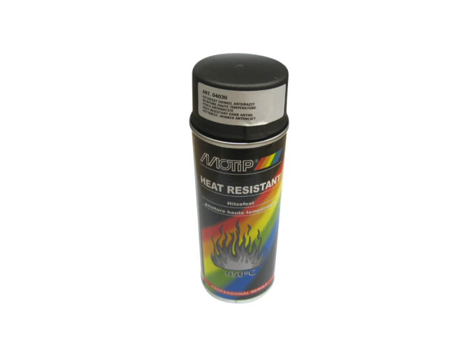MoTip spray paint heat resistant anthracite 400ml 650°C product