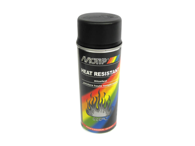 MoTip spray paint heat resistant black 400ml (till 650 degrees) product