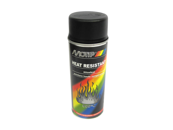 MoTip spray paint heat resistant black 400ml 650 degrees product