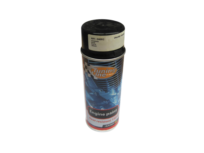 MoTip motorlak zwart 400ml (tot 150 graden) main