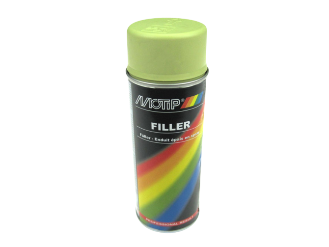 MoTip acrylic-filler yellow spray paint 400ml product