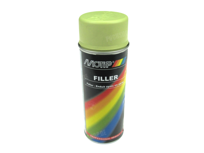 MoTip acrylic-filler yellow spray paint 400ml main