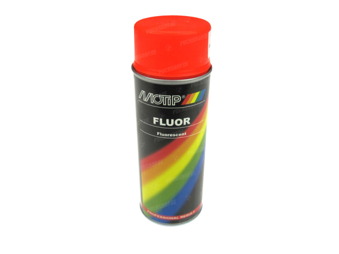 MoTip spray paint fluor orange / red 400ml 1
