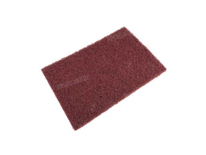 Sanding pad hand medium coarse red 150x230mm (scotch brite) main