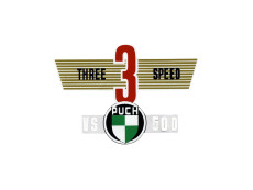 Transfer sticker achterspatbord voor Puch VS 50 D Three Speed