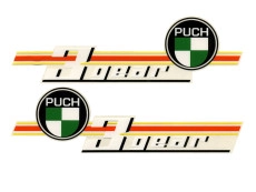 Tank transfer sticker set voor Puch 3 Gear