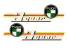Tank transfer sticker set Puch 3 Gear
