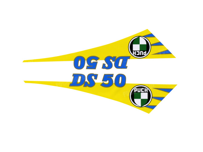 Tank transfer sticker set voor Puch DS 50 main