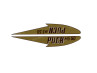 Puch Stickers Tanktransferset Puch MS 50 brown Tank transfer sticker set Puch MS 50 brown