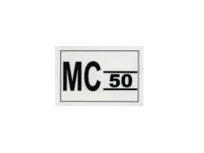 Aufkleber Puch MC 50II Werkzeugkasten 