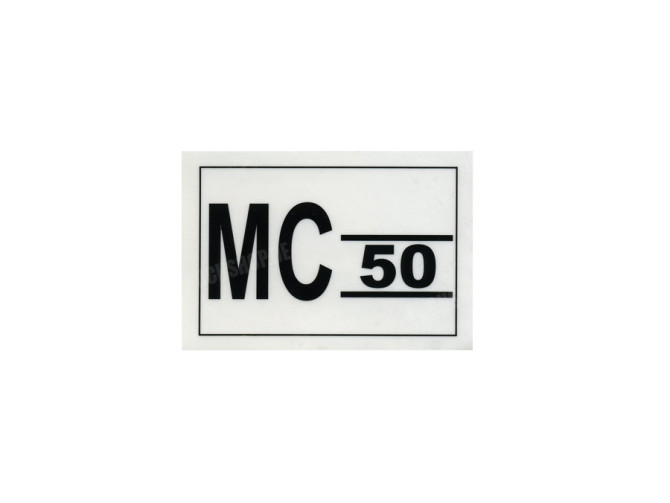 Sticker Puch MC 50II gereedschapbakje  main