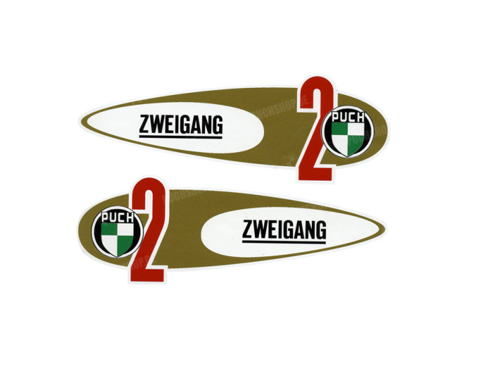 Tank transfer sticker set Puch VS 50 Zweigang