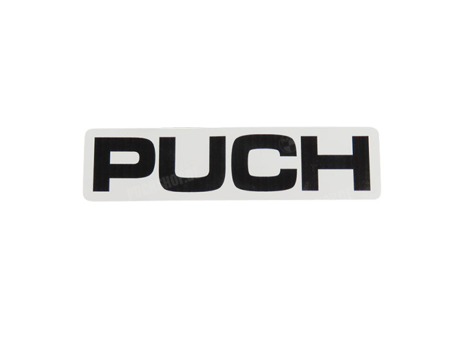 Sticker Puch universal white / black main